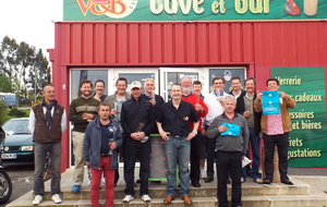 Les "primés" de la coupe "V&B" avec Patrick notre partenaire du 18 avril