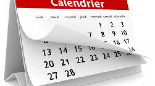 Calendrier des compétitons 2026